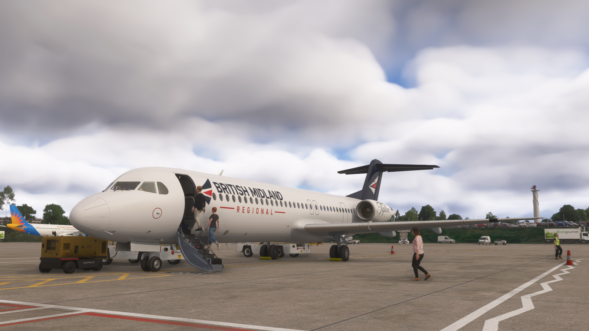 British Midland Regional Fokker 100